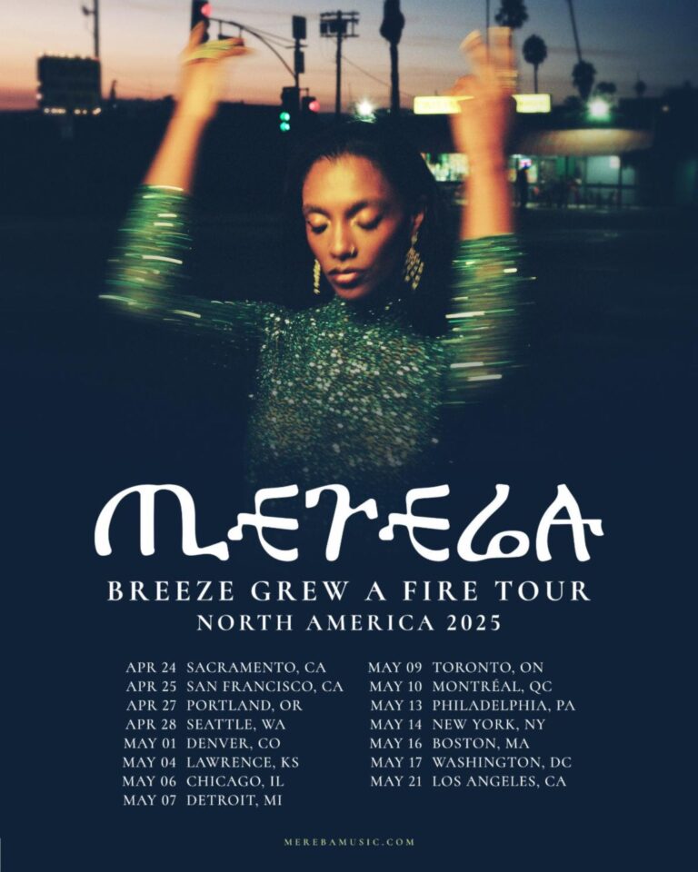 MEREBA ANNOUNCES BREEZE GREW A FIRE SPRING 2025 NORTH AMERICAN TOUR